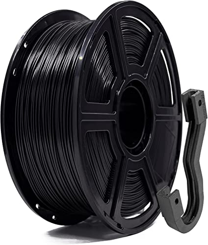 Flashforge ABS Pro Filamento 1,75 mm nero, ABS + filamento della stampante 3D, bobina da 1 kg (2,2 libbre), resistenza aggiornata Filamento resistente al calore, eccellente durezza