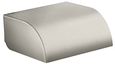 Hansgrohe Toilettenpapierhalter mit Deckel Axor Universal Circular BSO, 42858800