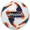 uhlsport Ultra LITE Soft 290, Junior Trainingsball, Fußball, für Kinder bis zu 10 Jahren, Größe 5, weiß/Marine/fluor orange