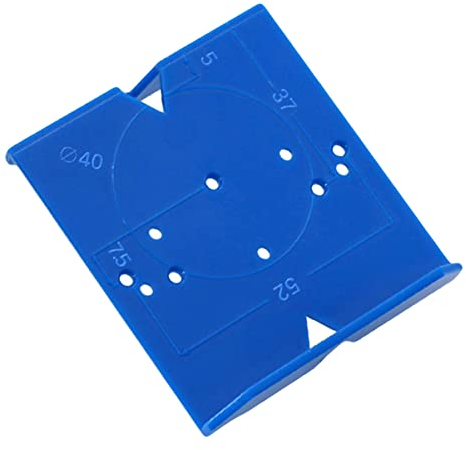 TEHAUX Schränke Scharniere Scharnier Lochschablone Bohrschablone Montageschablone Scharnierschablone Scharnierpositionshilfe Positionshilfe: Scharnier Führungsschiene Flurschrank