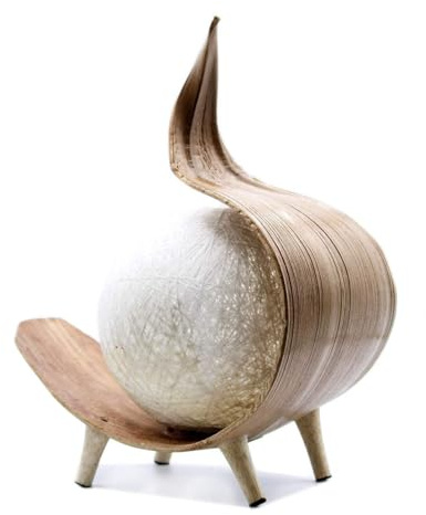 Ancient Wisdom Natural Coconut Lamp - Chocolate Twist Marke