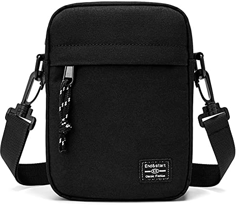 Handy Schultertasche mit Geldbörse Herren, Handy Umhängetasche Herren Klein, Handytasche zum Umhängen Wasserdichte Reißverschluss Herrentasche Handtasche Handy Brieftasche Messenger Bag Kuriertasche