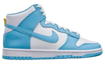 NIKE Dunk Hi Retro - Scarpe da Basket da Donna, Taglia 40, Blu Chill Blu Chill Bianco, 42.5 EU