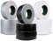 RODOPI Panzertape RaceTape 50mm x 50m Industrie Gewebeband Silber Schwarz Weiß Panzerband extra stark Gewebeklebeband Stärke 0,30mm Gaffa Tape Duct Tape (Silber, 12 Rollen)