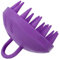 Lurrose Spazzola Per Shampoo in Silicone Massaggiatore Cuoio Capelluto Forniture Per Massaggi Fornitura Di Testa Portatile Silicone Pettine Da Massaggio Viaggiare Viola