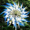 Moulin à vent en métal unique et magique,3D Kinetic Wind Spinner avec pieu de jardin,Sculpture cinétique magique en métal avec tiroir, décoration de cour et de patio de jardin
