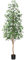 Fopamtri Kunstpflanze Groß 210 cm Ficus Benjamina Künstliche Pflanzen mit Naturholzstamm im Topf Plastik Pflanzen Künstlicher Baum für Home Decor Schlafzimmer Garten (1 Stück)