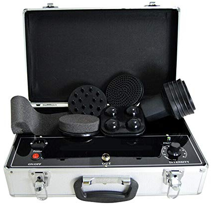 vinnyooc 35W Cellulite Macchina Body Massaggio Macchina Body Slimming 5 teste vibranti Cellulite Macchina Fitness Vibrazione Slimming Machine Dispositivo Professionale di Massaggio del corpo