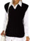 WeaAll Ladies Cable Knit Sleeveless Vest Women's Knitted Jumper Tank Top Winter Chunky Sweaters Black 16-18