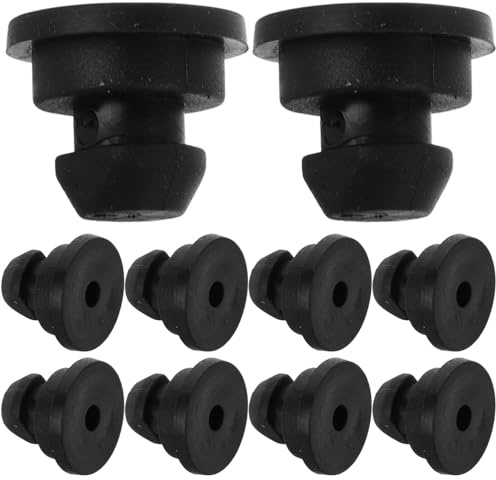 SOLUSTRE 10pcs Push-in Rubber Bumpers Replacement Rice Cooker Feet for Grill Griddle Accessories
