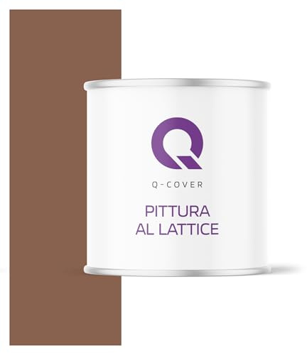 Q-COVER Peinture au latex Chocolat 2L – très mat, intérieure, sans odeur, hypoallergénique, peinture murale