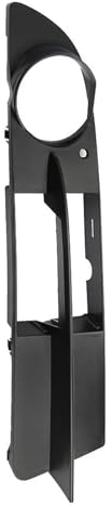 DSENNY Schwarzes Auto Frontstoßstange Nebelscheinwerfer Kühlergrill Abdeckung Links Rechts for BMW 5 Series for E60 for E61 2004-2007(Right)