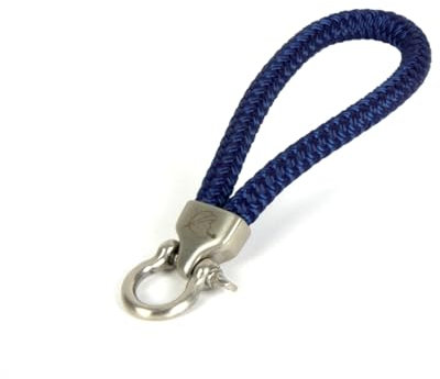 Deichjung® Schlüsselanhänger Slüüs (marineblau) handgefertigtes Accessoire aus Tauwerk | stilvoller Begleiter | MADE IN GERMANY | viele Variationen | als Geschenk oder für den eigenen Gebrauch