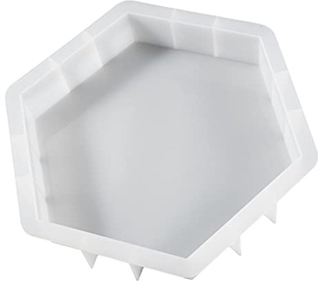 VOCUE Grande stampo in resina esagonale in silicone per conservare fiori, regali di nozze di San Valentino