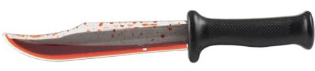 viving -93471 Blutiges Messer, Größe 36 cm, glatt, mehrfarbig (1)