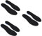 FOMIYES 3st Atmungsaktive Schuhpolster Schuheinlagen Mit Hohem Anstieg Absorbieren Schweißeinlagen Unisex-einlegesohlen Für Schuhe Atmungsaktiver Schuh Flache Fußsohle Black