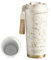 Lily of the Valley Mug, Travel Coffee Mug with Lid, 500ml Stainless Steel or Ceramic Liner, Floral Leakproof Coffee Tumbler Cups, Travel Cup with Built-In Infuser, Insulated Tumbler for Women