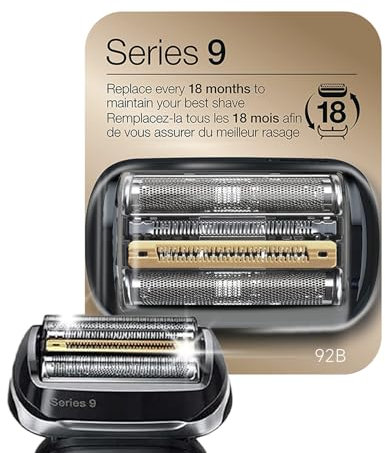 92B Kompatibel mit 92B für Series 9 pro Scherkopf Scherkopf f pro Scherkopf geeignet für Alle Männer (Schwarz)