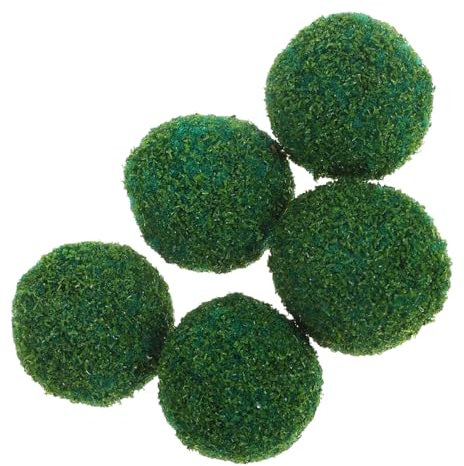 ANDRESLAD 5pcs Boxwood Sphere Artificial Topiary Balls for Outdoor Decor Miniature Landscape Diy Craft Scenery Decorations