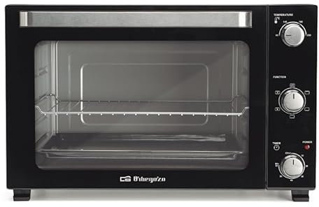 Suinga Horno Eléctrico de Sobremesa 60L | Función de Convección | 60,2 x 38,6 x 47 cm | Temporizador de 60 min | Temperatura Regulable 90°C a 230°C