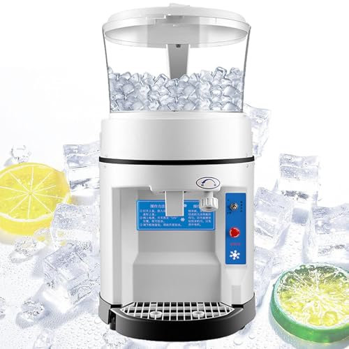 WOTZOV Raspador de Hielo Comercial, máquina para Hacer Conos de Nieve, trituradora de Hielo raspado de sobremesa, máquina eléctrica para Hacer Hielo picado de 11 l