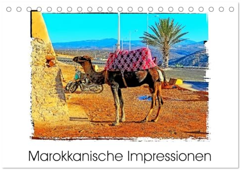Marokkanische Impressionen (Tischkalender 2026 DIN A5 quer), CALVENDO Monatskalender: Ein Tag in Marokkos Städten Agadir und Taroudant. (CALVENDO Orte)