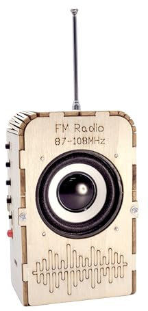 Radio Bausatz DIY Kits Holz Radio Lautsprecher Bausatz Holz Experimente Wissenschaft für Kinder Spielzeug ab 8-12 Jahre Jungen Teenager Jungen Geschenk