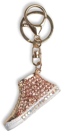 Baesics Porte-clés avec strass - Pendentif à paillettes en métal pour femme et enfant - Pendentif de sac scintillant en différentes couleurs et motifs - Cadeau et accessoire