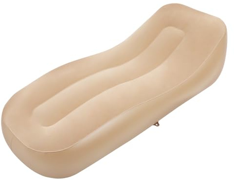 Loobiiny Aufblasbares Luftbett,Aufblasbares Sofa,Luftmatratze Mit Elektropumpe,Max 150kg,GäStebett Mit 3 Patches,Faltmatratze FüR Zuhause Und Camping