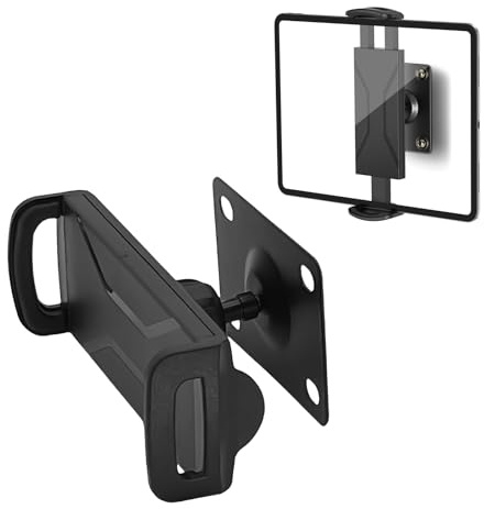 Rotation à 360 Degrés Support Mural Tablette Rétractable de 4,7 à 14 pouces | Support Mural de Réglage Adapté aux Tablettes ,Liseuses Etc,Compatibilité universelle,Rotation à 360°,Robuste et Stable