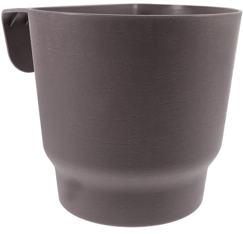 Toyvian Jardinière Suspendue en Plastique Design Épaissi, Pot de Fleur Exterieur pour Balustrade, Clôture et Balcon, pour Plantes