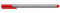 STAEDTLER 334-2 Fein-Liner und Pigmentliner Feinliner Triplus rot, Grau / Rot, 1 pezzo