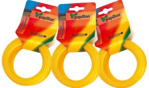 PAPILLON Filo nylon per decespugliatore 10 mt - Ø : 4 mm – Profilo: Quadro â