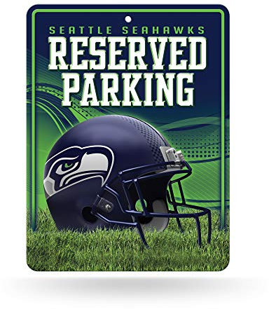 NFL Seattle Seahawks Parkschild aus Metall, 21 x 28 cm