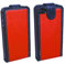 Flip Case for Apple iPhone 4 / 4S in Red with Black Trim