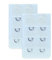 Allegra K Damen 3x2 Haken Unterwäsche Ersatz BH Extender Strap Adapter Hellblau 2 STK