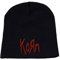KORN Mütze Beanie Cap Classic Band Logo offiziell Nue Schwarz One Size