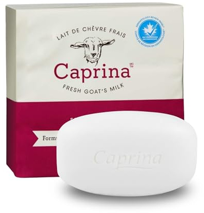 Caprina by Canus Fresh Goat's Milk Soap, Original 9.6 oz (3 Bars) - by Caprina
