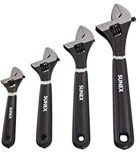 Sunex 9618 4 Piece Adjust Wrench Set, 1 Pack
