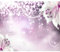 decomonkey Fototapete Blumen Lilien Abstrakt 350x256 cm XL Tapete Wandbild Wandbild Bild Fototapeten Tapeten Wandtapete Wandtapete Orchidee Abstrakt rosa