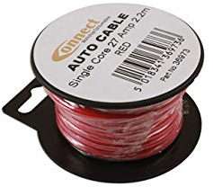 Connect 36973 Mini Reel Automotive Cable 27A Red 2.2m