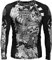 Hardcore Training Koi 2.0 Schwarz Rash Guard Men's Kompressionshemd Herren Lange Ärmel Grappling Jiu Jitsu MMA Fitness Boxen No Gi