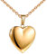 MicLee Damen Kette Foto Herz Medaillon Photo Bilder Amulett Silber Edelstahl Anhänger Halskette mit Geschenkbox Grußkarte, Super Geschenk für Paar Pärchen Mutter Tochter