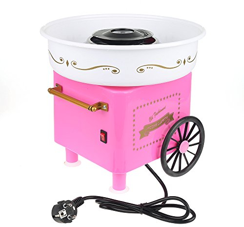 Mini machine à barbe à papa machine à barbe à papa vintage pour enfants, machine à barbe à papa, barbe à papa, fabricant de bonbons, spécifications européennes, 450W, Size30x30x25
