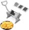 SOULONG Taglia Patatine Fritte Professionale in Acciaio Inossidabile, Affetta Patate per Tagliare Patate, Fritte Manuale con 4 Lame di Taglio intercambiabili per Verdure e Frutta