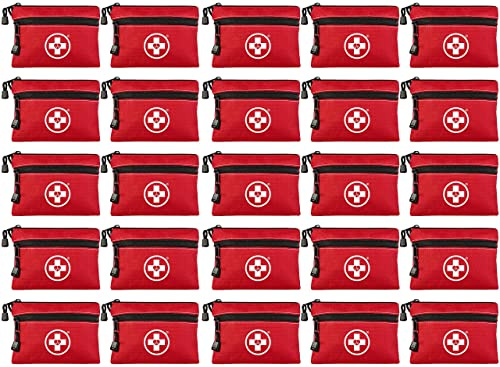 Swiss Safe 2-in-1 25 Pack Camping First Aid Kit for Travel & Car