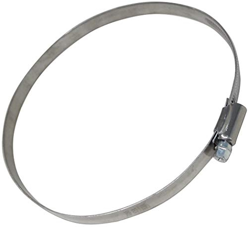 AERZETIX: 5 x Schlauchschelle mit Schrauben 140 – 160 mm 12 mm für Gartenrohr Auto aus verchromtem Stahl DIN 3017 C42931