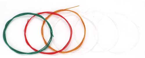 Alomejor Color Guitar String 6pcs/Set Nylon Cuerdas Clásicas Tensión Estándar para Reemplazo de Guitarra Acústica
