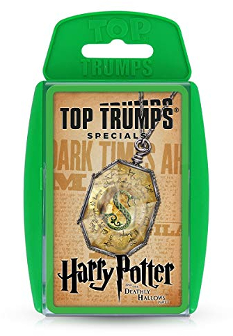 Top Trumps Harry Potter und die Heiligtümer des Todes Teil 1 Specials Kartenspiel, spielen Sie mit Harry, Ron, Hermine, Dumbledore, Hagrid und Voldemort, Geschenk und Spielzeug für Jungen und Mädchen ab 6 Jahren