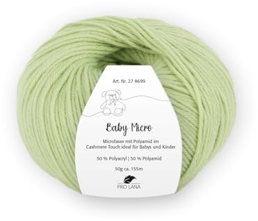 PRO LANA Baby Micro - Farbe: Apfel (73) - 50 g/ca. 155 m Wolle
